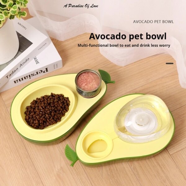 Pet Supplies for Feeding Cats Dual Bowl Moisturizing Mouth Multifunctional Pet Automatic Water Dispenser Dog Bowl