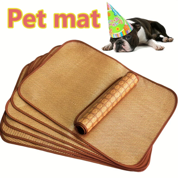 Pet dog mat kennel cooling mat,Pet Floor Mat,Summer mat Cat Dog Sleeping Mat ,Rattan mat