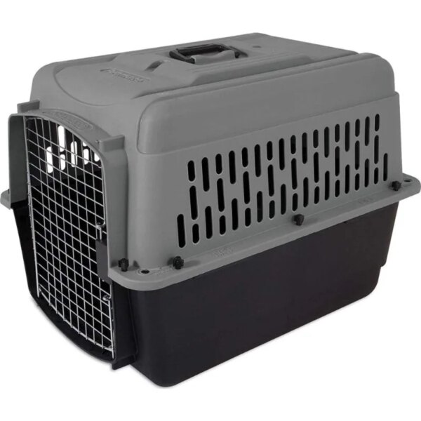 Petmate Large Breeds Dog Kennel, Various Sizes, Dark Gray/Black, Made in USA