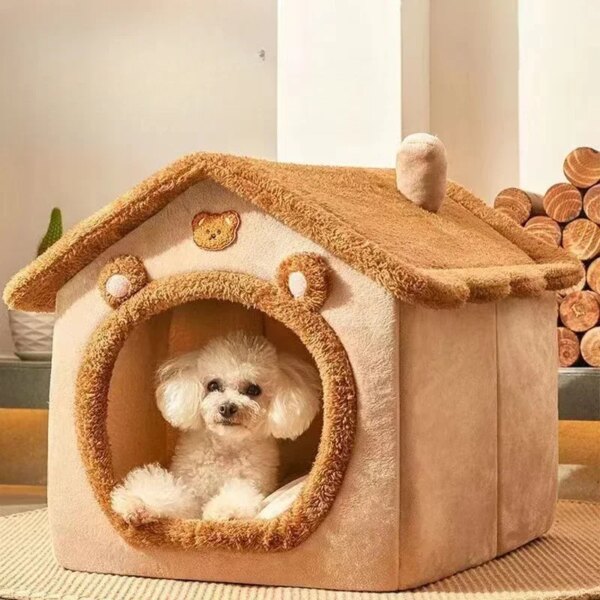 Popular Four Seasons Universal Cat and Dog Nest House Removable and Washable Small Dog Teddy Pet Bedding Supplies