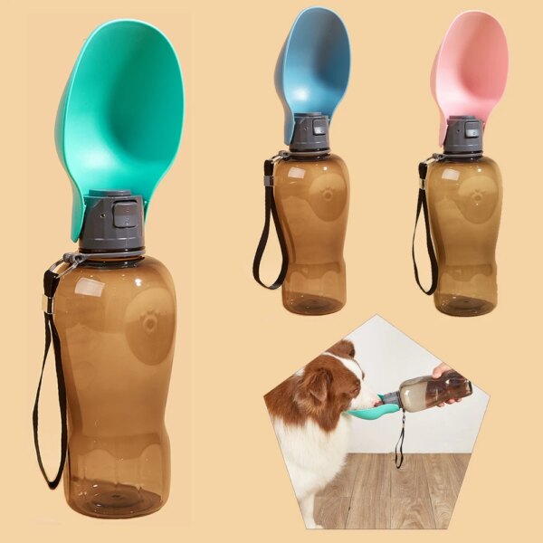 Portable Dog Water Bottle For Small Medium Big Dogs Foldable Leak Proof Outdoor Travel Puppy Cup Labrador Beagle Pet Supplies