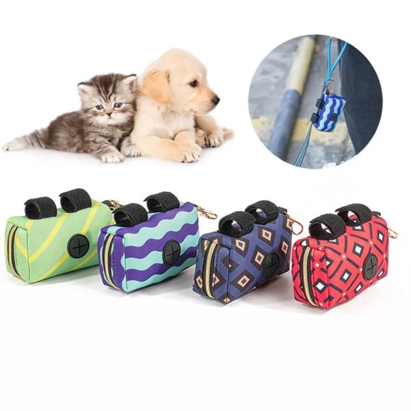 Portable Outdoor Training Cat Pick Up Poop Pet Supplies Bag  Dispenser Garbage Bags Dog Poop Bag Holder