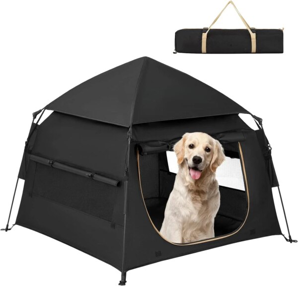 Portable Pet Dog House with Removable Cover, Lightweight Indoor and Outdoor Playpen Tent House , for Small, Medium, Large Pets