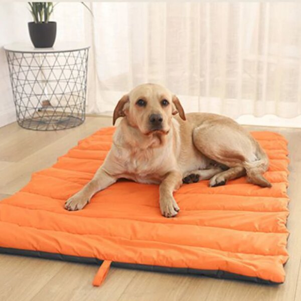 Portable Pet Mat Foldable Pet Supplies Waterproof Dog Beds for with Storage Carry Bag Easy To Clean Kennel Outdoor Camping