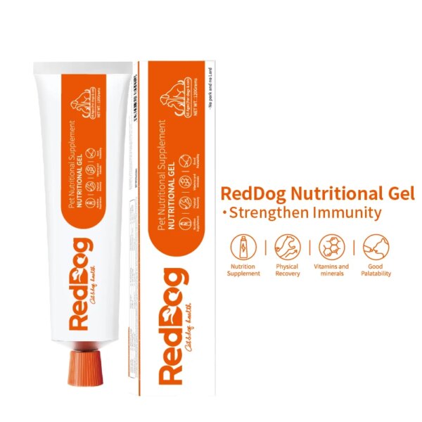 RedDog Nutrition Gel Immunity multi-vitamins trace Elements Pet Supplement Cat Dog Nutritional Accessories