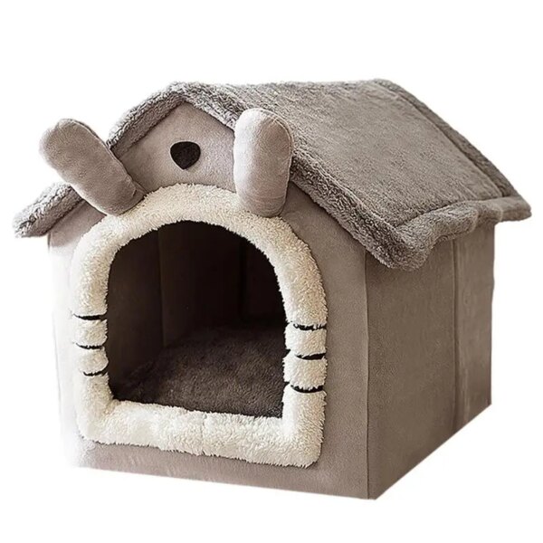 Removable Dog House Indoor Warm Sofa Kennel Bed Mat for Small Medium Large Dogs Cats Warm Puppy Cave Cat Nest Winter Pet House