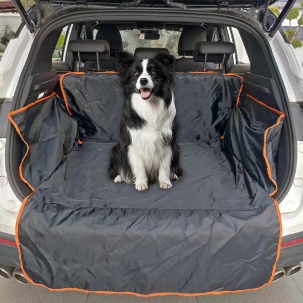 SUV Cargo Liner for Dogs, Waterproof Pet Cargo Cover Dog Seat Cover Mat for SUVs Sedans Vans