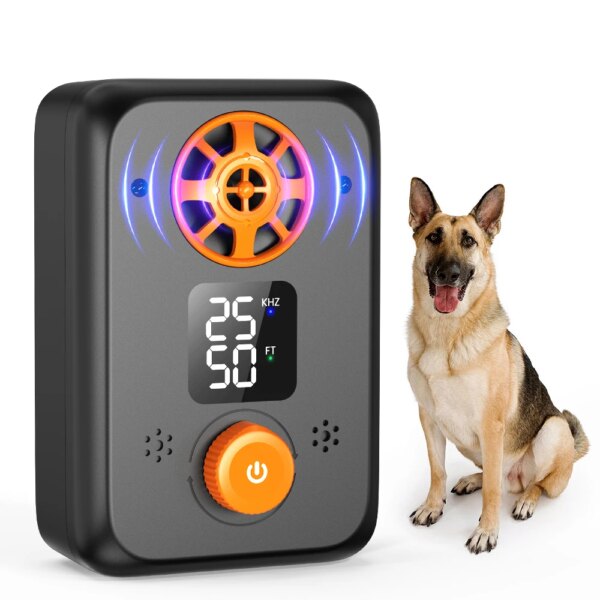 Ultrasonic Dog Repeller Box with 5 Adjustable Frequencies Modes Effective Anti Bark Scare Dogs Device Repellent Dog Supplies