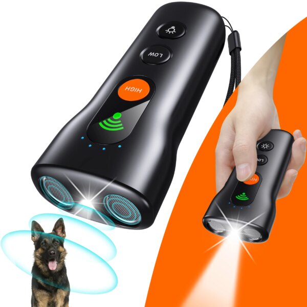 Ultrasonic Dog Repeller Up to 50FT Effectiv Control Range Dog Pets Dogs Accessories Repellents & Training Aids For Pet dogs