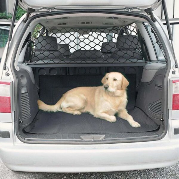 Universal Dog Barrier Net Mesh Car Suv Adjustable Divider Bar Pet Safety Fence