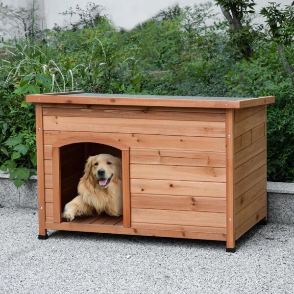 Wooden Dog House for Small Medium Large Sized Dogs Pet Cage Supplies Products Home Garden