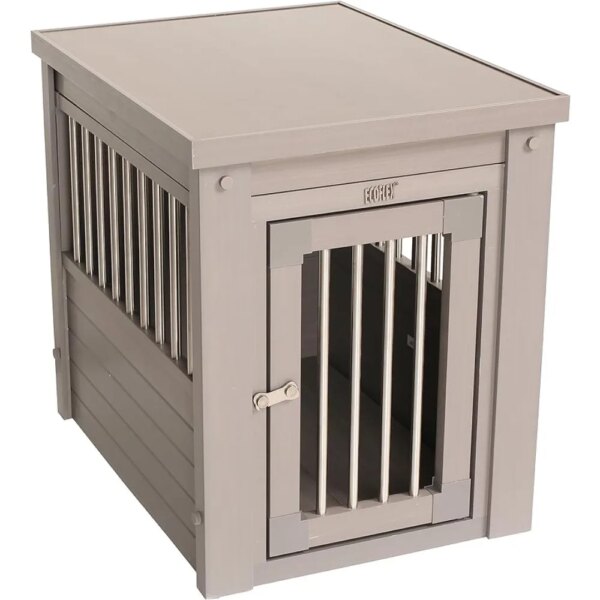 dog house，ecoFLEX Pet Crate/End Table, houses & habitats Small, dog cage，Grey